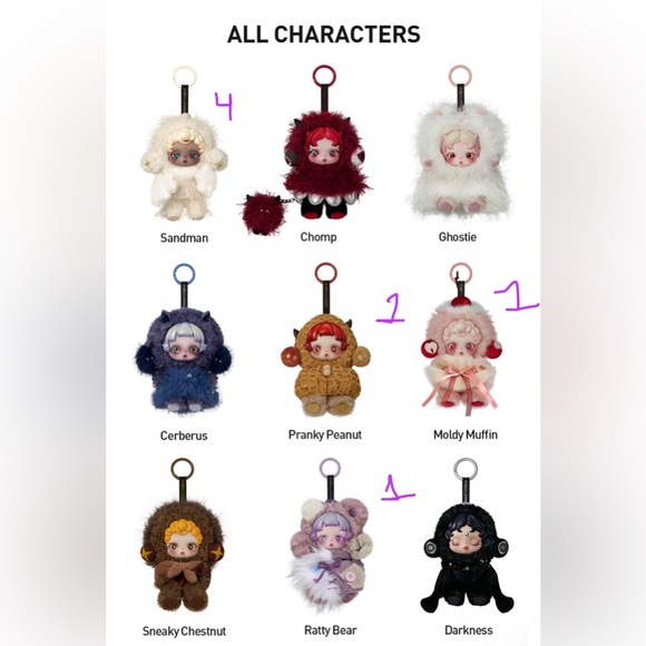 Skull Panda- You found me plush key chain - Picture 1 of 3